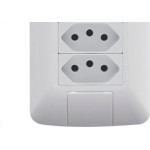 Conjunto Tramontina Aria 4X2 Branco Com Placa (3 Tomadas 10A) 57241/076