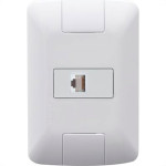 Conjunto Tramontina Aria 4X2 Branco Com Placa (1 Tomada Rj45) 57241/022