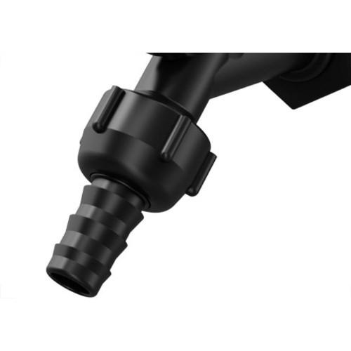 Torneira Plastico Jardim Krona Slim Preta 786 - Kit C/12 