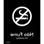 Placa Sinalizacao Poliestireno 15X18 ''Proibido Fumar'' Blk01