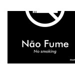 Placa Sinalizacao Poliestireno 15X18 ''Proibido Fumar'' Blk01