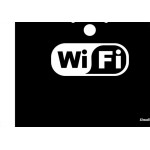 Placa Sinalizacao Poliestireno 15X18 ''Nternet Wifi'' Blk07