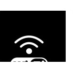 Placa Sinalizacao Poliestireno 15X18 ''Nternet Wifi'' Blk07