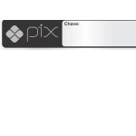 Placa Sinalizacao Aluminio 05X25 ''Chave Pix'' 100Dn