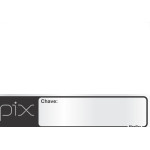 Placa Sinalizacao Aluminio 05X25 ''Chave Pix'' 100Dn