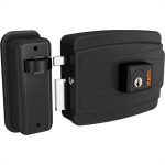 Fechadura Eletrica Stam 12V Preta Abre Para Dentro 56327
