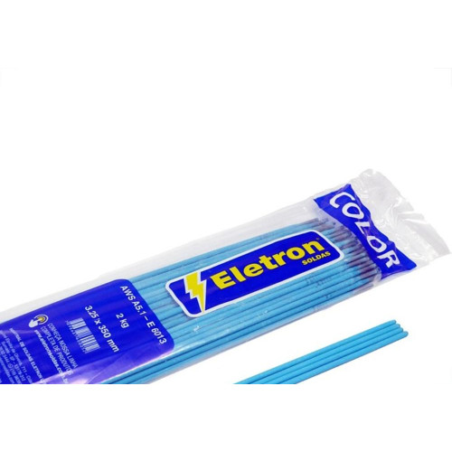 Eletrodo Eletron Ac 6013 Azul 2,50Mm Pacote 1Kg  - Kit C/2 