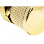 Botao Frances Go2Home Estriado Abs Dourado 01.21.050 - Kit C/25 
