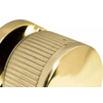Botao Frances Go2Home Estriado Abs Dourado 01.21.050 - Kit C/25 