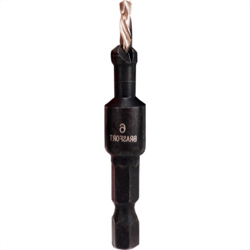 Broca Escariadora Brasfort Para Madeira 6Mm 7966