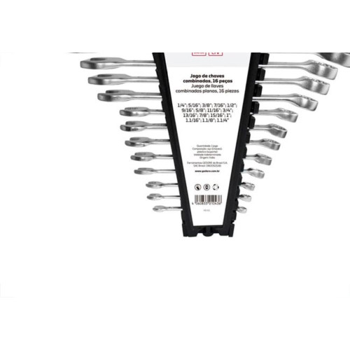 Chave Combinada Gedore Red 1/4 A 1'' 14B Kit Com 13Pecas 