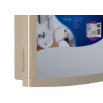 Armario Plastico Herc Tivoli Externo/Embutir 33,8X32,2 Bege 