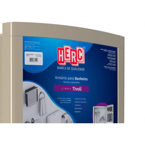 Armario Plastico Herc Tivoli Externo/Embutir 33,8X32,2 Bege 