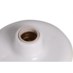 Plafonier Pvc Ilumi Branco Soquete Porcelana E27 Economico 180931