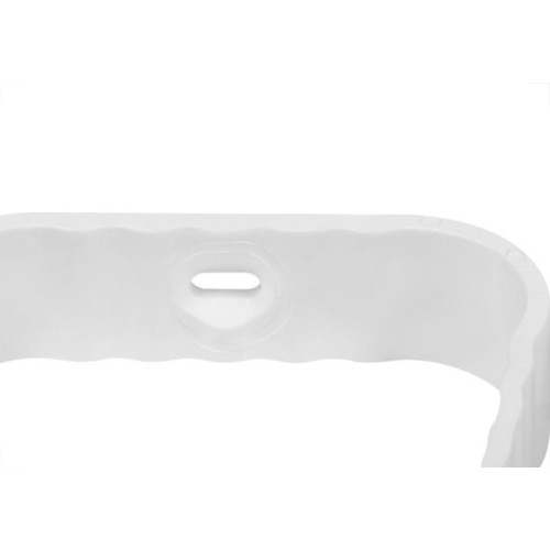 Abracadeira Condutor De Calha Astra Branca 88X55Mm Cal/Abc*Br