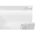 Esquadro Da Calha Astra Externo Branco 182X90Mm Cal/Esqe*Br