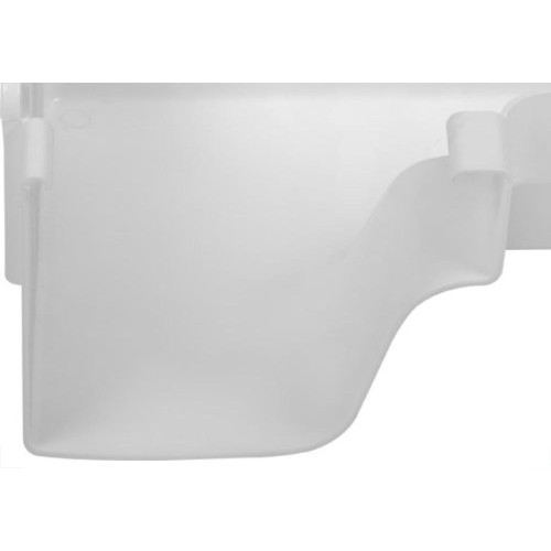 Esquadro Da Calha Astra Interno Branco 162X90Mm Cal/Esqi*Br
