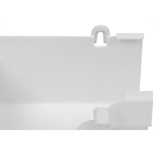 Esquadro Da Calha Astra Interno Branco 162X90Mm Cal/Esqi*Br