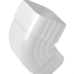 Cotovelo De Condutor Da Calha Astra Frontal Branco 95X78Mm Cal/Jof*Br