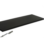 Prateleira Multiivisao Suporte Invisivel 30X100 Preta Pbs-30100-Uv-Pr