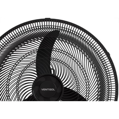 Ventilador Parede Ventisol 50Cm Preto Grade Plastico 220V 130W 14062