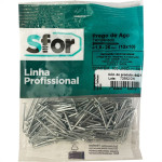 Prego Aco Sforplast Com Cabeca  12X10 (1,80X23mm)   100pcs 