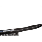 Escova Aco Atlas Plastica Com Cabo 3 Filas 1820/3 - Kit C/12 