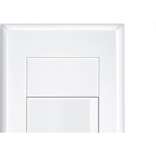 Conjunto Fame Evidence 4X2 Branco Com Placa(1Paralelo) 16A 