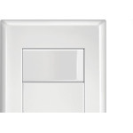 Conjunto Fame Evidence 4X2 Branco Com Placa(2Simples) 16A 