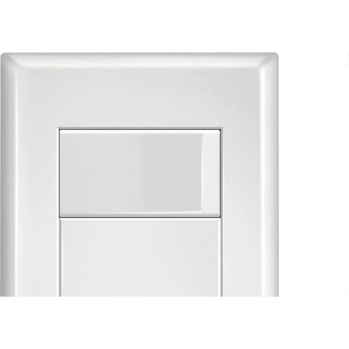Conjunto Fame Evidence 4X2 Branco Com Placa(2Simples) 16A 