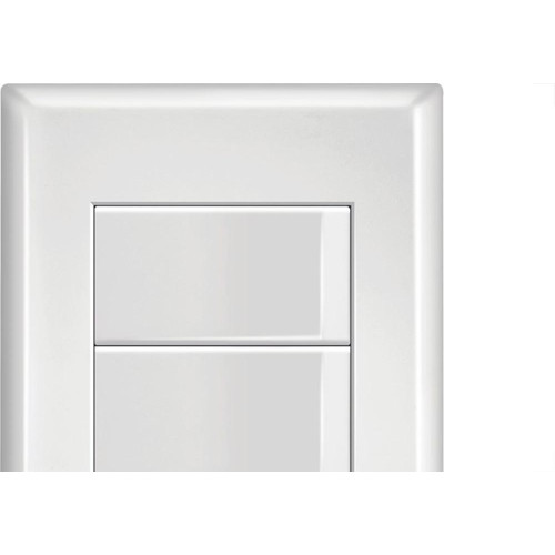 Conjunto Fame Evidence 4X2 Branco Com Placa(3Simples) 16A 