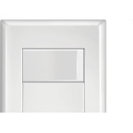 Conjunto Fame Evidence 4X2 Branco Om Placa 1Simples+1Tomada 20A 