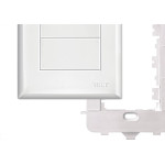 Placa Fame Evidence 4X2 Branca (Cega) Com Suporte 