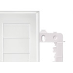 Placa Fame Evidence 4X2 Branca (Cega) Com Suporte 