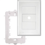 Placa Fame Evidence 4X2 Branca (Furo) Com Suporte 
