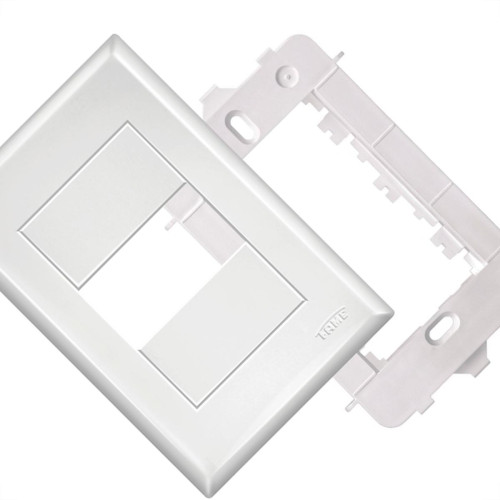 Placa Fame Evidence 4X2 Branca (1Modulo) Com Suporte 