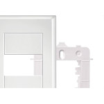 Placa Fame Evidence 4X2 Branca (1Modulo) Com Suporte 