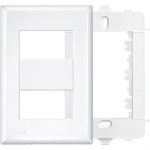 Placa Fame Evidence 4X2 Branca (2Modulo) Com Suporte 
