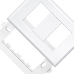 Placa Fame Evidence 4X2 Branca (2Modulo) Com Suporte 