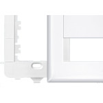 Placa Fame Evidence 4X2 Branca (2Modulo) Com Suporte 