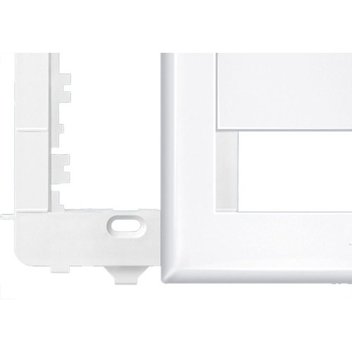 Placa Fame Evidence 4X2 Branca (2Modulo) Com Suporte 