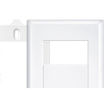 Placa Fame Evidence 4X2 Branca (2Modulo) Com Suporte 