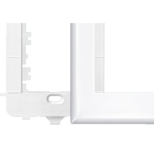 Placa Fame Evidence 4X2 Branca (3Modulo) Com Suporte 