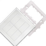 Placa Fame Evidence 4X4 Branca (Cega) Com Suporte 