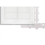 Placa Fame Evidence 4X4 Branca (Cega) Com Suporte 