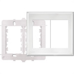 Placa Fame Evidence 4X4 Branca (6Modulo) Com Suporte 