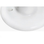 Plafonier Pvc Opl Branco Redondo Soquete Porcelana E27 3295
