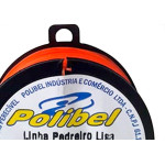 Linha Pedreiro 1 Fio Laranja Polibel 50M 1194 - Kit C/12 