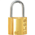 Cadeado Gold Art 30Mm Gcczn0003 - Kit C/10  Cadeado Gold Art 30Mm Gcczn0003 - Kit C/10