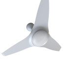 Ventilador Teto Ventisol Flow Led Branco Com Controle Bivolt 20W 14224